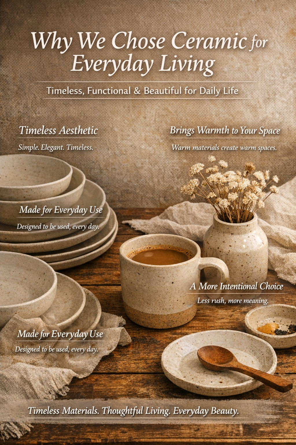 Why We Chose Ceramic for Everyday Living