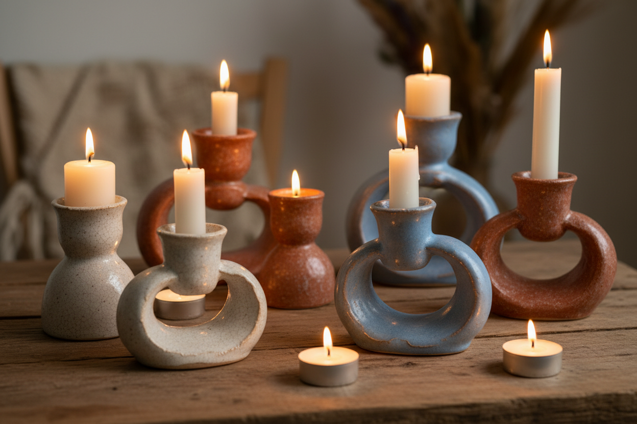 Ceramic Candle Holders
