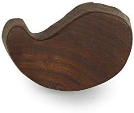 Western Eiderdown Presents Paisley Hand-Carved Blocks Tea-Light Holders (Set of 2, Sheesham Wood) - Decorative Tea Light Candle Holder for Home Décor Votive Tea Light Holder T #Aport-203
