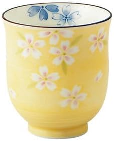 Yunomi Mino ware Japanese green tea cup, Cherry blossom Japan,6.76oz