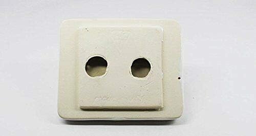 Squarefeet Depot Bath Accessory Shower Soap Dish White Ceramic Thinset Mount 6-1/2" x 4-7/8"