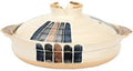 Korean Stone Pot with Lid, Japanese Clay Pot for Cooking, Heat Resistant Ceramic Stockpot, Earthenware Casserole for Stew, Soup and Curry,0.5L,B