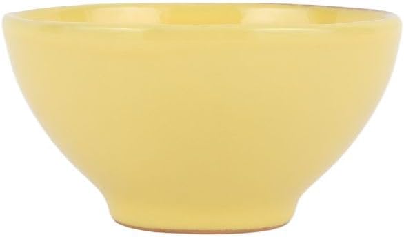 VIETRI Cucina Fresca Saffron Soup/Cereal Bowl, 6-Inch, Made Of Earthenware Kitchen Dinnerware