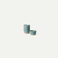 Mora Nano Ramekins Set of 4, 2oz Ceramic Pottery Sauce Cups - Microwave, Oven and Dishwasher Safe - Iris