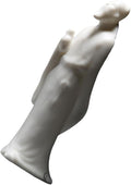Luxshiny Figurine Portrait Ceramic Sculpture for Fish Tank Decoration Elegant Desktop Adornment for Home Office for