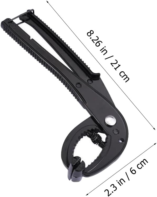 Pot Holder Clip Non-Slip Stone Pot Clamp Tongs Heat Resistant Cooking Gripper for Korean Wok and Hot Pan Use 8.26X3.14X1.18In