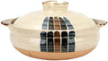 Japanese Clay Pot for Cooking with Lid, 2.2L Ceramic Casserole for Shabu Shabu & Stewing, Korean Stone Pot for Soup Bowls, Heat Resistant Earthenware Pot & Terracotta Cooking Pots for Gas,2.2L,A