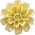 Sunflower,2.76" Ceramic Flower Wall Art, Artificial 3D Flower Wall Art, Handmade 3D Wall Art Hanging Sculpture, Porcelain Flower Wall Decoration for Home Office Decor (Yellow)