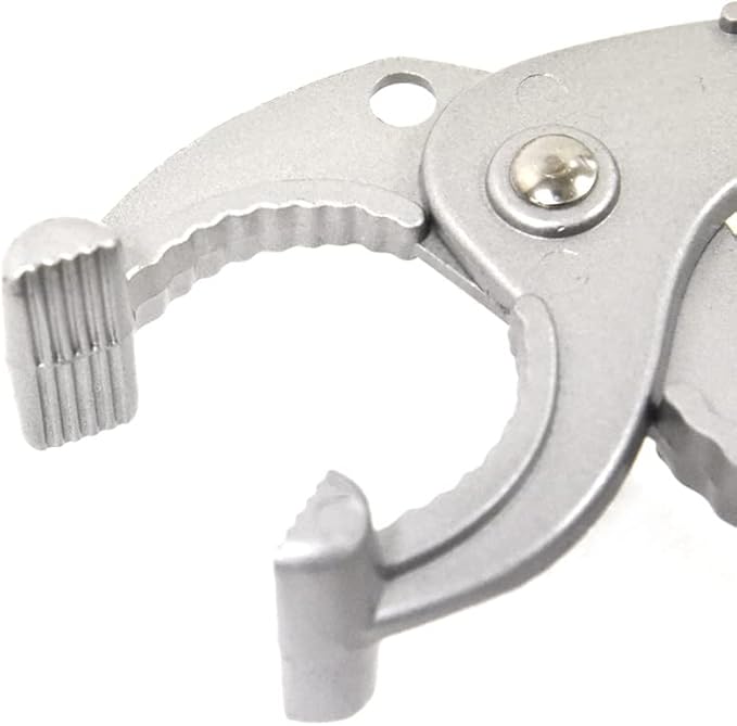 Hot Pot Gripper Holder for Korean Stone Ceramic Bibimbap Bowl (Dolsot, Ddukbaegi) Aluminum Tongs, Sizzling Hot Plate