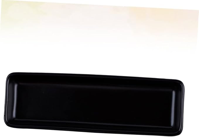 Long Ceramic Sushi Plate Snack Serving Dish Korean Style Decorative Food Tray