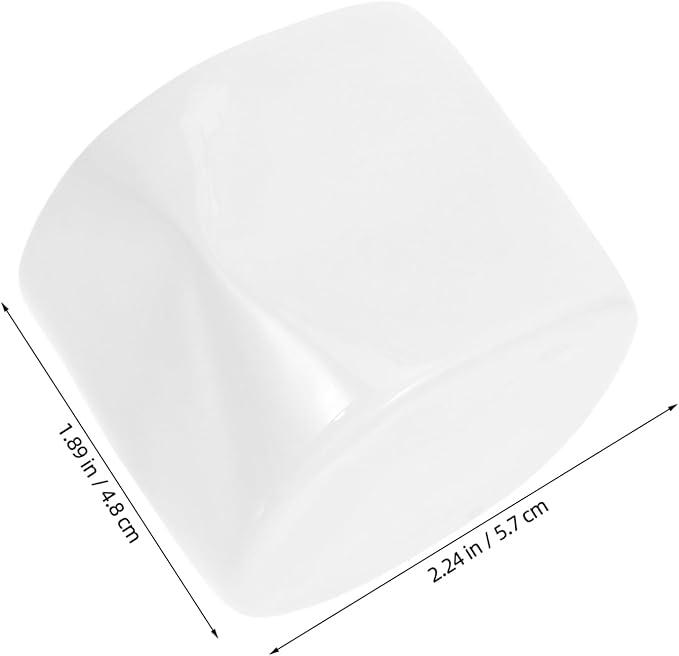 Cabilock Chinese Bone Mini Irregular Teacup Candle Holder Unique Ceramic Serving Cup for Tea and Decorative Use for Gatherings and Festive Occasions