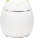 Lucky Cat Storage Jar Tea Containers Coffee Bean Container Sealable Containers Cat Ceramic Tea Jar Candle Tins Salt Bottles Storage Decorative Home