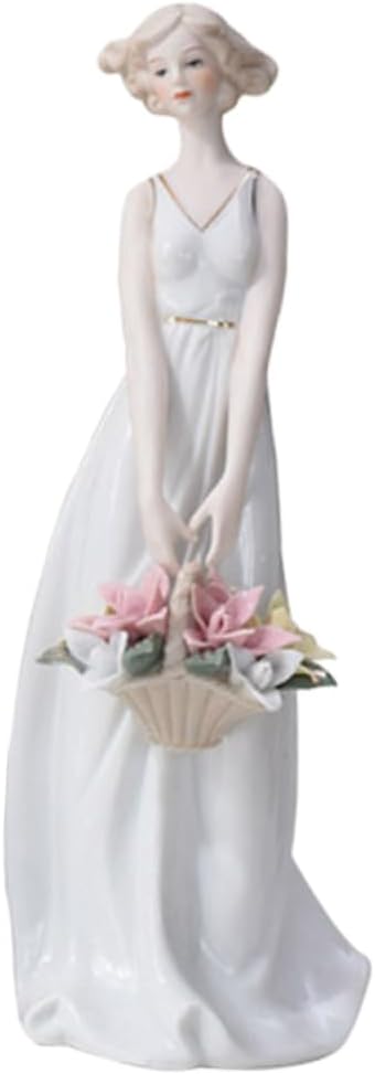 GLEAVI Handmade Ceramic Figure Unique Home Adornment Cute Office Decor Delicate Room Ornament