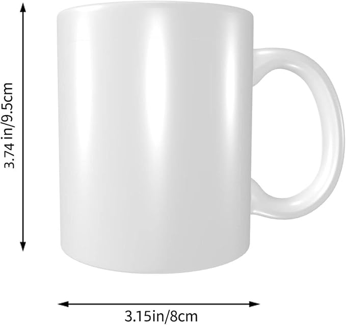 Custom Mugs With Pictures Personalized Coffee Mug Personalizadas Design Add Your Photo Text and Logo Customized Novelty Unique Gifts for Men & Women, White