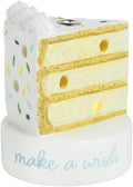 Mud Pie Ceramic Cake Candle Holder LED Sitter