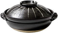 Japanese Ceramic Hot Pot, 3 Quart Clay Pot for Cooking with Lid, Heat Resistant Pot for Stew and Soup, Large Clay Cooking Pots for Nabe Pot and Korean Stone Pot Bibimbap,900ML,A