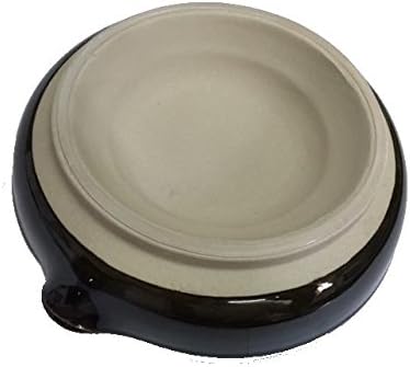 Motoshige Pottery Ishimi Yaki Radish Grater, Dish, Won't Damage Table, Silicone, Bottom, Diameter Approx. 7.1 inches (18 cm), Anti-Slip, Oribe Motoshige, Grater, Made in Japan