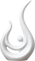 Sculptures Statues Sculptures White, Modern Abstract Art Decorative Statue, for Decoration Living Room, Bar, Bedroom, Gift, Ceramic