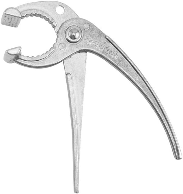 MagiDeal Aluminum Tongs, Holder For Korean Stone Ceramic Bibimbap Bowl(Dolsot,Ddukbaegi), Sizzling Hot Pot 6-2/3 Inch