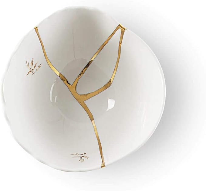 Seletti - KINTSUGI - Porcelain Bowl n°1 cm 15,2