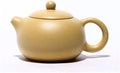 Xishi Teapot 7oz Chinese Zisha Clay Pot Ceramics Purple Sand Mud Kungfu Tea Set Kettle Spherical Filter (Yellow)