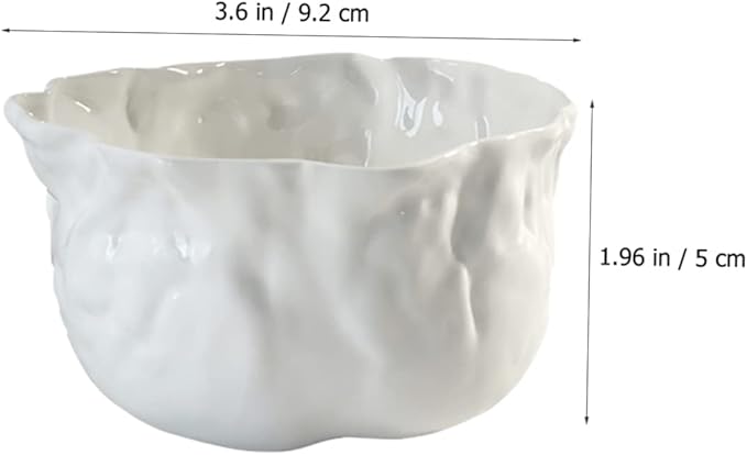 Wrinkle Design Ceramic Tea Cup Set Mini Chinese Tasting Cups Unique Bone China Candle Holders Home and Office Use Dishwasher Safe Elegant