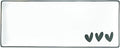 Santa Barbara Design Studio Ceramic Serving Tray, 12 x 5-Inch, Hearts