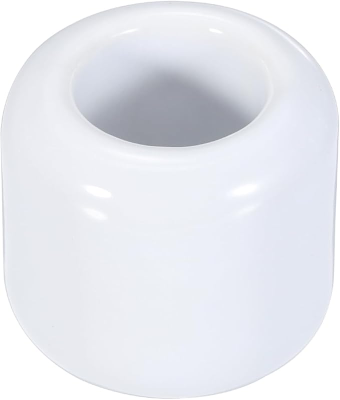 uxcell Ceramic Chime Candle Holders, Small Ceramic Candle Holders for Birthday Parties Dinners Weddings Table Centerpiece Gatherings Anniversaries Occasions, White