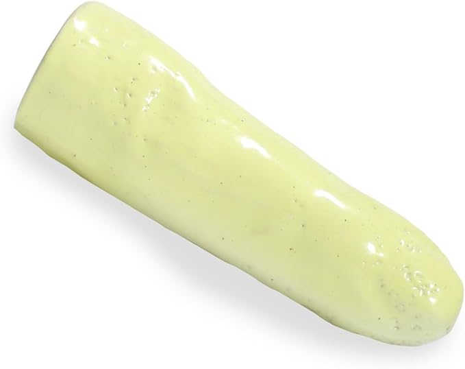 OGA POTTERY - THE FINGER - Handmade Pottery - Model The Finger - Frontal Pipe - Medium size smoking bowl - Gift box ready (Signature box and instructions) (Cream)