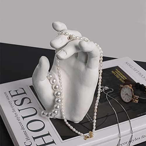 Ceramic Joe Creative Body Art Ornaments Handmade White Ceramic Home Desktop Decorative Art (Hand-6in)