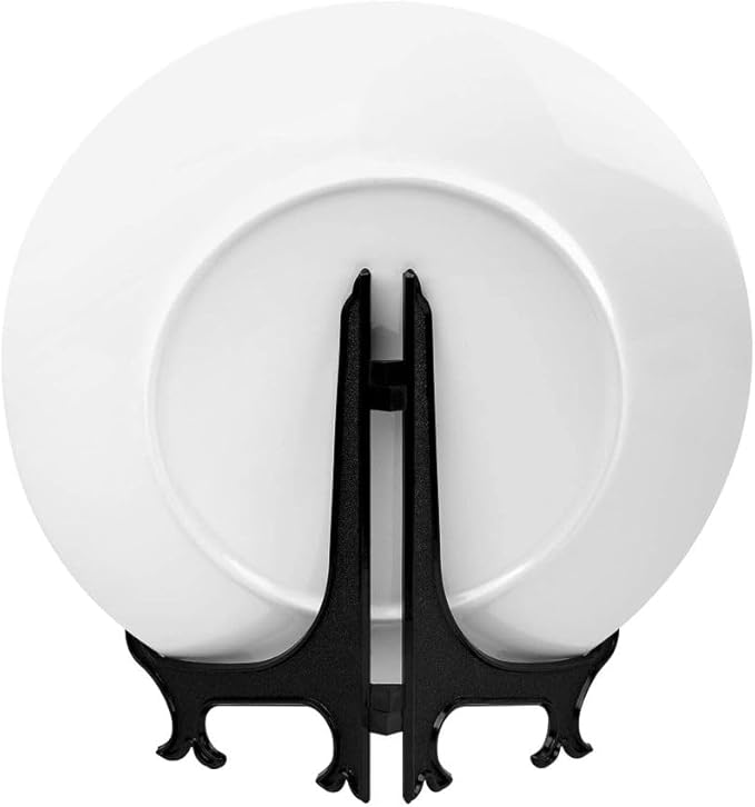 Custom Photo Ceramic Decorative Plate, Wobble-Plate Dishes with Display Stand, Handmade Ceramic Ornament, for Wall Hanging Living Room Bathroom Decor Gift, SkyBlue-8 In