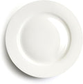 IQCWOOD 6.5 Inch Porcelain Plate Set of 6, White Dessert Plates Ceramic Salad Appetizer Plates for Christmas party, Ceramic Plates for Dinner