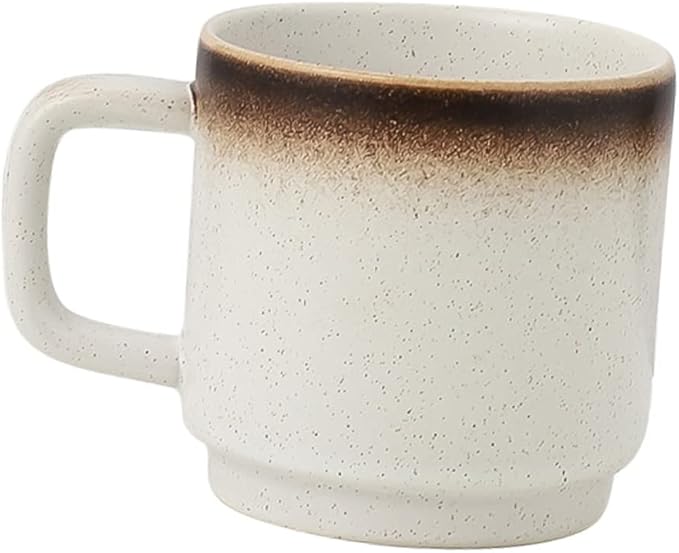 Ciieeo Ceramic Vintage Mug Set 16oz Decorative Water Drinking Cup Handle for Tea Coffee and Milk Elegant European Style for Home and Office Use
