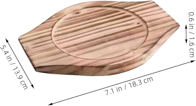 Korean Stone Bowl Mat Pot Holder Wooden Casserole Mat Heat Insulation Scratch-Resistant Reusable Diameter