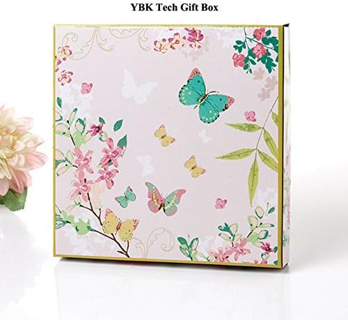 Bone China Dessert Plate/Salad Plate Ceramic Plate for Breakfast Afternoon Tea- Butterfly Pattern (Pink (7.5inches Salad Plate))