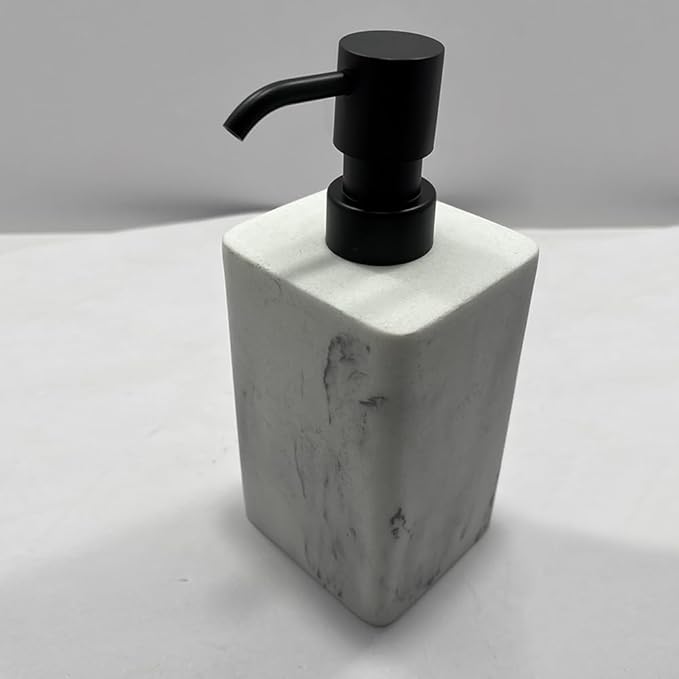 Soap Pump Replacement, Hand Soap Dispensers Pump for Bathroom, Replacement for Round 1.1in (28 mm) Neck Bottles,Rust Proof&Leak Proof for Soap Lotion Bottle Upcycling (Matte Black, 2 Pack)