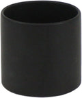 WGVI Matte Black Ceramic Cylinder Vase Width 6.5" Height 6", Flower Arrangements, Candle Holder, Terrarium Planter Pot, Storage Container Organizer, Pen Brush Holder, Table top Decor, 1 Piece