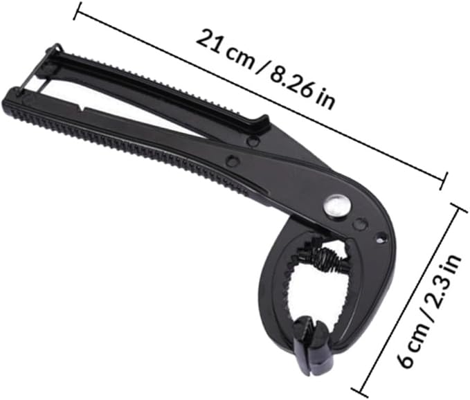 Artibetter Hot Plate Clamp Cookware Gripper Pot Holder Tongs Non-slip Anti-scald Iron Handle for Korean Stone Pot Cooking and Serving