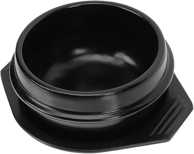 Non-stick Korean Stone Pot for Bibimbap Dolsot Pot Set Ceramic Casserole Heat Resistant Cooking