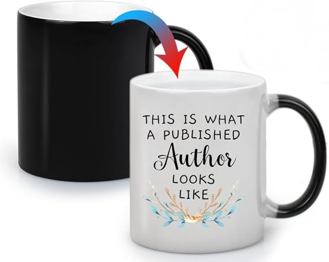 This is What A Published Author Looks Like Color Changing Mug Magical Reveal with Hot Drinks 11Oz