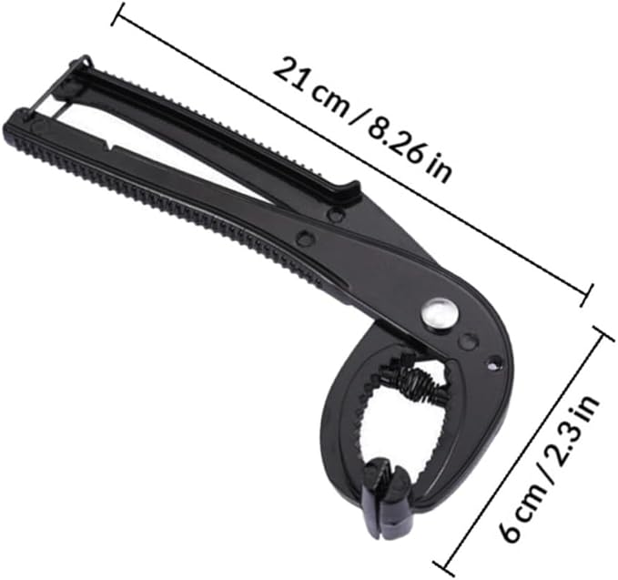 Generic Multi-functional Pot Lifter and Anti-scald Clamp for Hot Bowls and Plates, Portable Kitchen Cookware Holder with Non-slip Grip, for Korean Stone Pot and Hot Plate Cooking