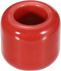 uxcell Ceramic Chime Candle Holders, Small Ceramic Candle Holders for Birthday Parties Dinners Weddings Table Centerpiece Gatherings Anniversaries Occasions, Red