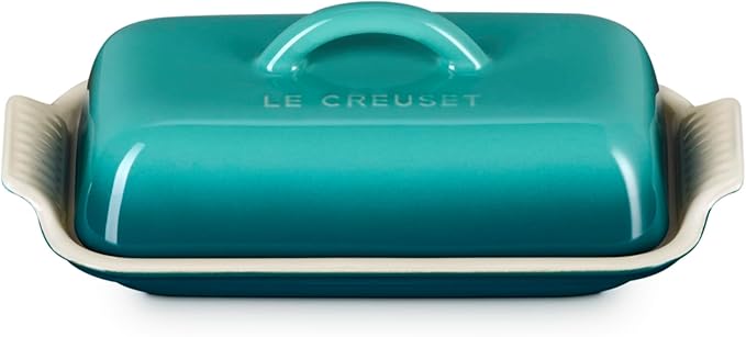 Le Creuset Stoneware Heritage Butter Dish, Riviera