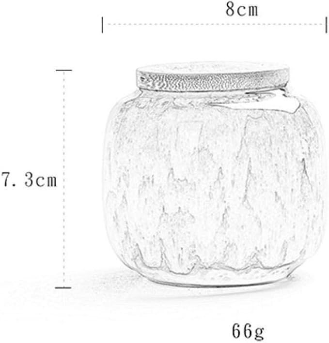 Ceramic Storage Jars, Exquisite Glaze Food Canisters for Kitchen Spice Storage,Tea Caddy Storage,Coffee Jar,Condiment Jar with Seald Lid (Light blue)
