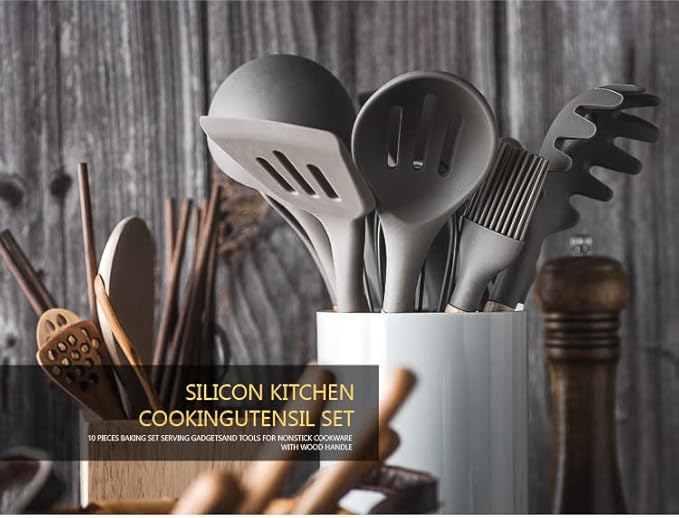 Large kitchen Utensil Holder for Restaurant Wedding,Storage for Table Spoons 6.3”H x 5.3”W