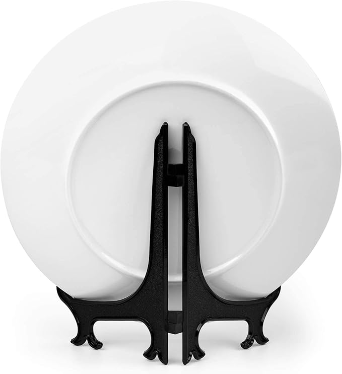 Leopard Animal Print Black in Brown Background China Plates, Animals Wildlife with Textures Customize Wall Art Hanging Plate for Office Wall Home Decor, with Vertical Stand Art Decor for Wedding