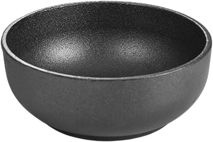 Cast Iron Bibimbap Bowl Korean Stone Pot Multi-function Rice Serving Bowl for Daily Use and Induction Cookers