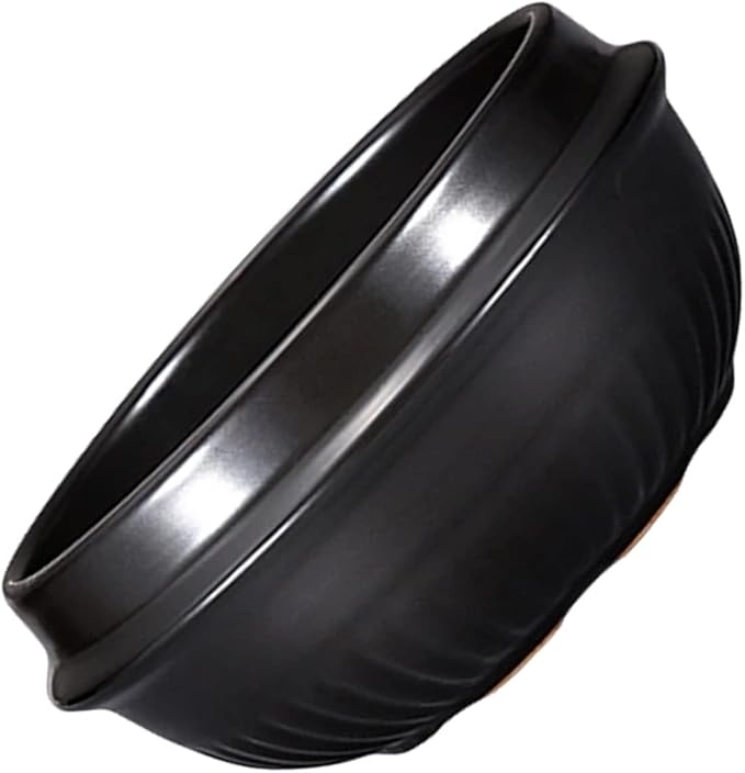 Amosfun Korean Stone Pot for Cooking Multi-functional Ceramic Casserole Dish Household Cooking Pot for Stews and Rice for Home and Restaurant Use
