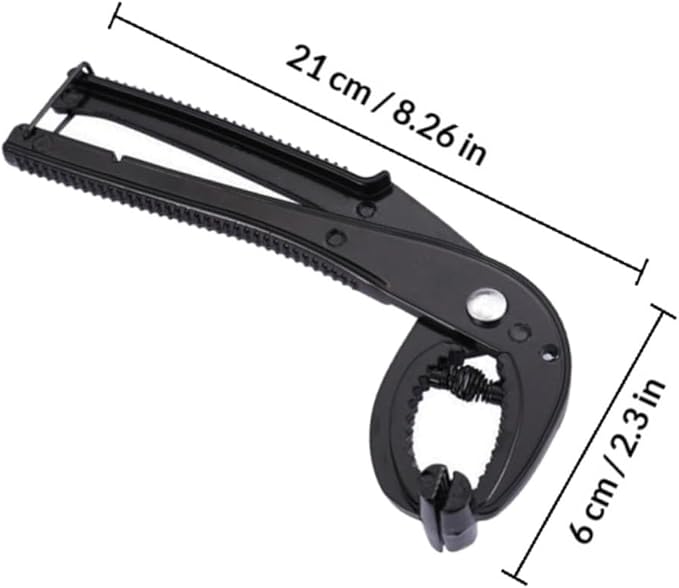PRETYZOOM Slip Korean Stone Pot Clamp Plier High Temperature Resistant Cookware Gripper for Hot Pots Bowls and Plates Lightweight Non Rust Scald Lifter Holder Oven Clip Tool