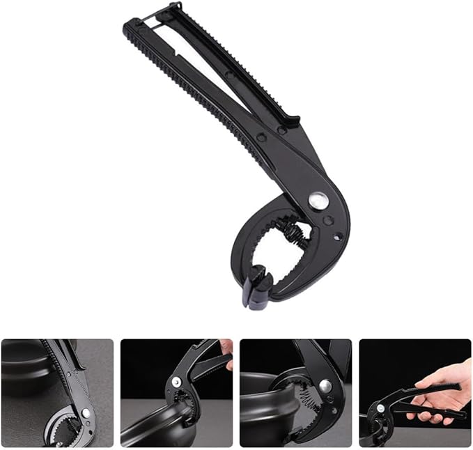 BESPORTBLE Portable Korean Stone Pot Clamp, Anti-scald Cookware Gripper with Non-slip Handle for Hot Bowl and Plate Holding in Kitchen Cooking